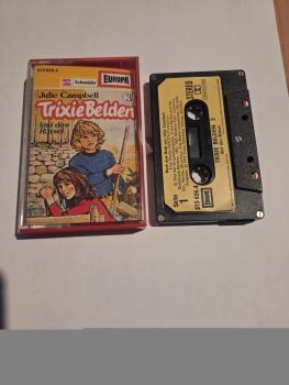 Trixie Belden Folge 3 löst das Rätsel 5-fach Silber geschraubt Schwarz mit Beigen Aufkleber 515656.4 Europa